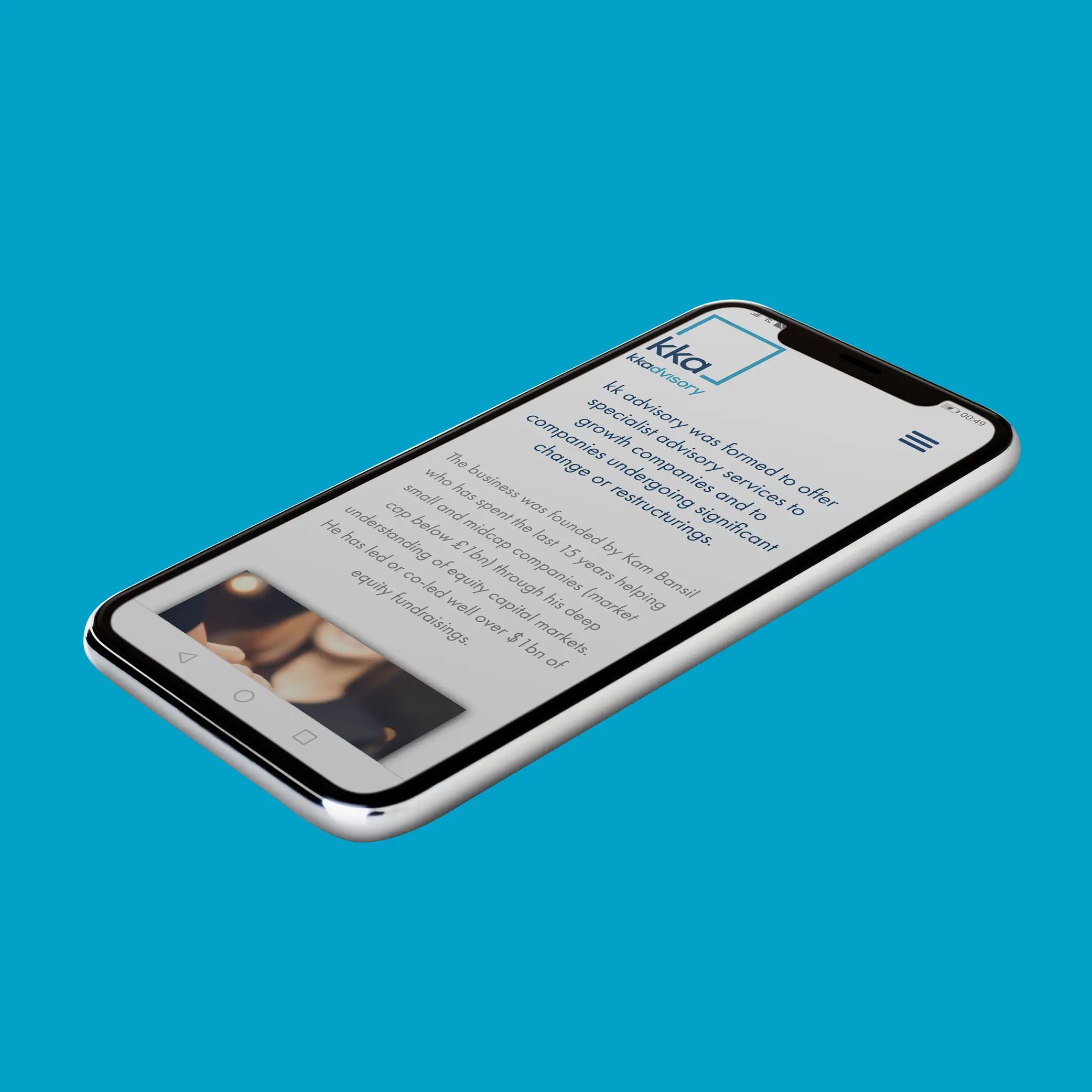 KK Advisory branding image 4 — corporate identity detail