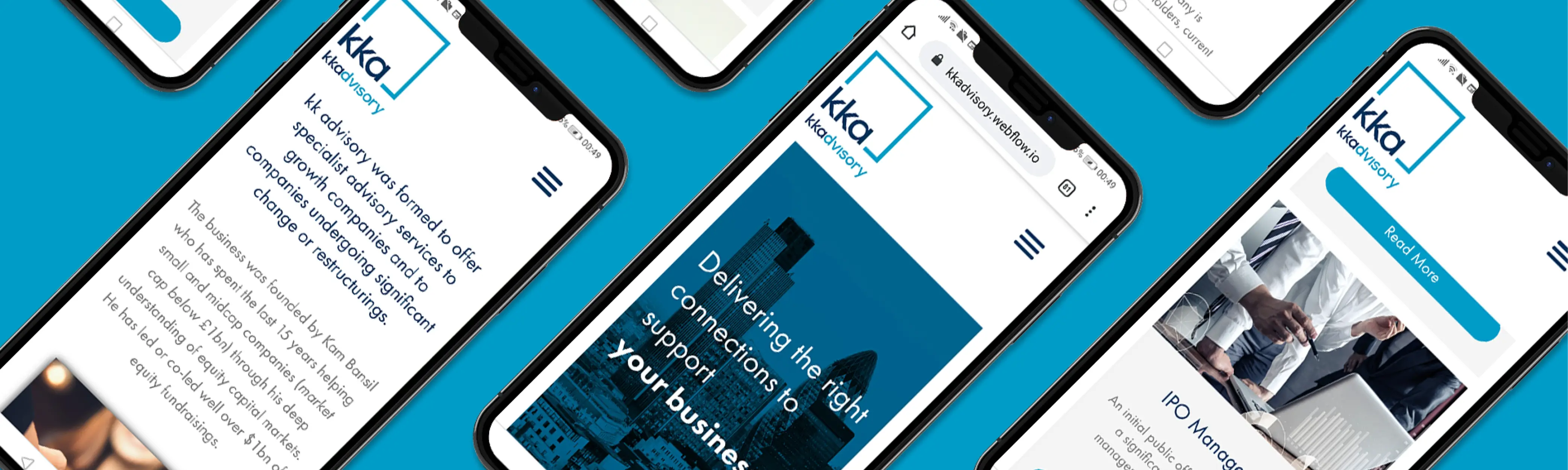 KK Advisory branding image 2 — corporate visual identity