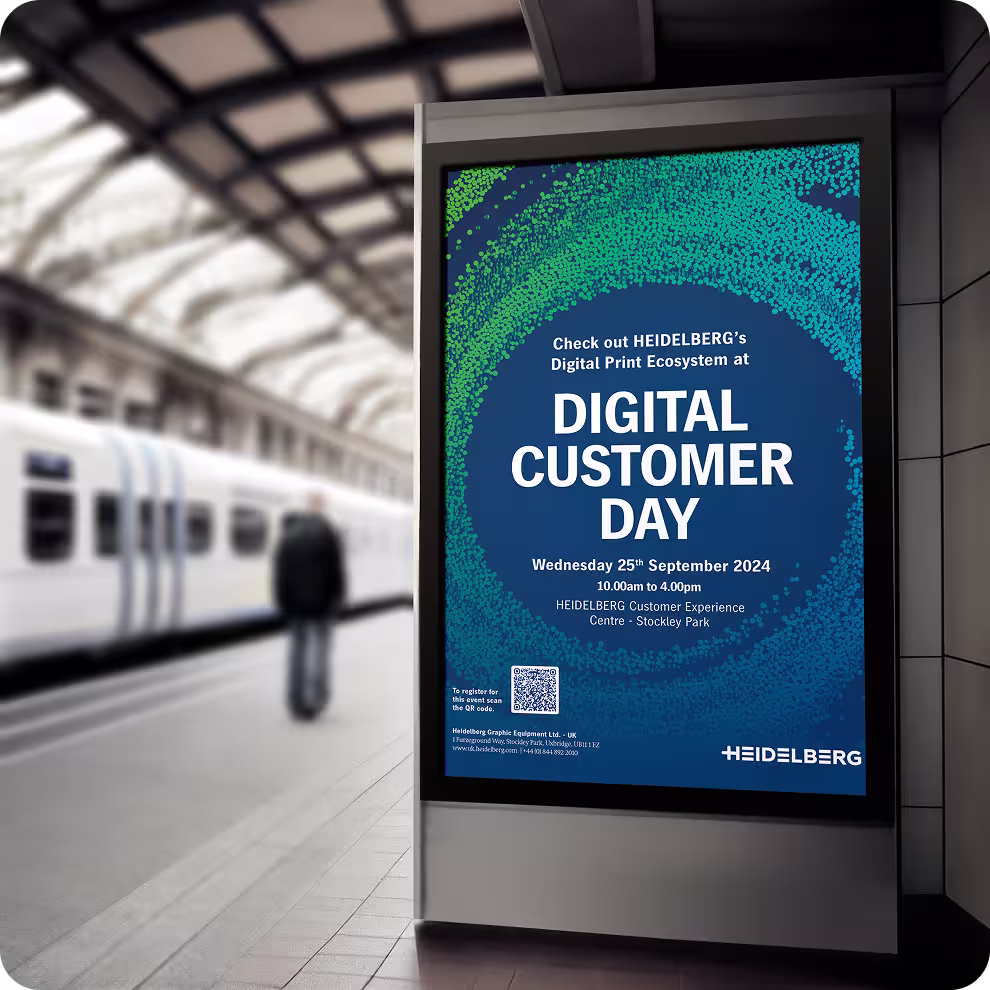 HeidelbergUK Digital Customer Day design image 2 — B2B graphic design