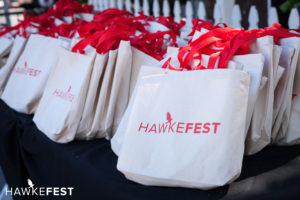 Hawkefest gift bags