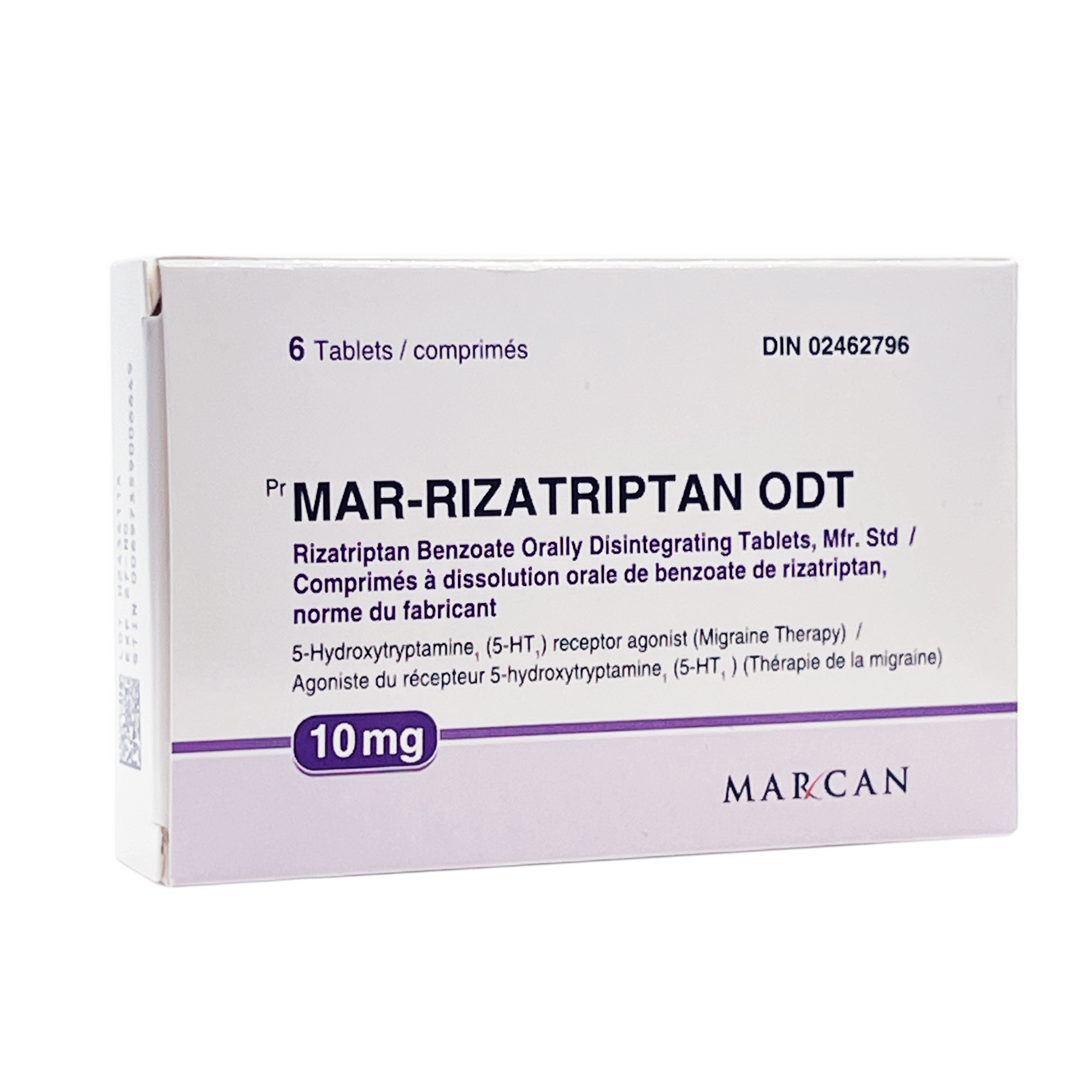 Mar-Rizatriptan ODT