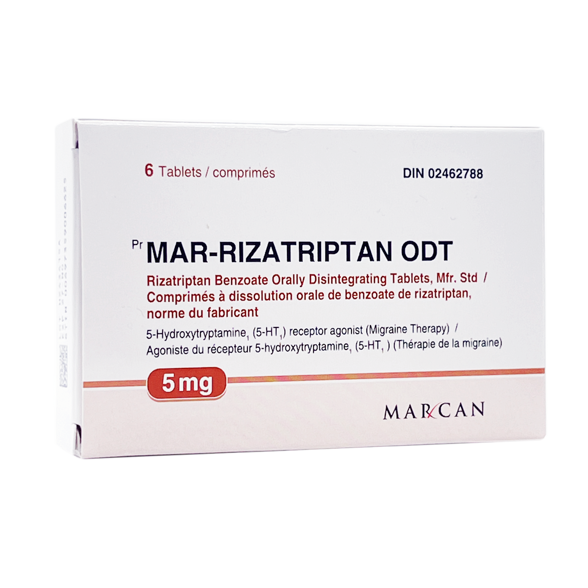 Mar-Rizatriptan ODT