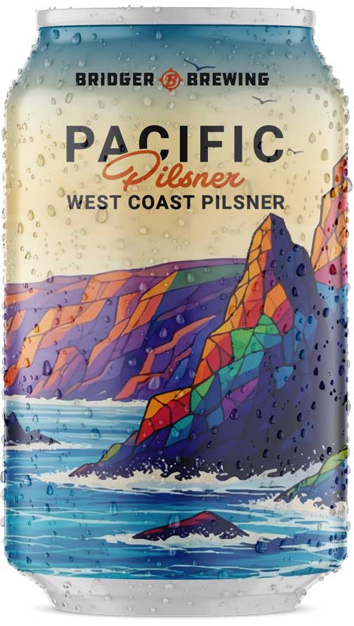 Pacific Pilsner Beer Can