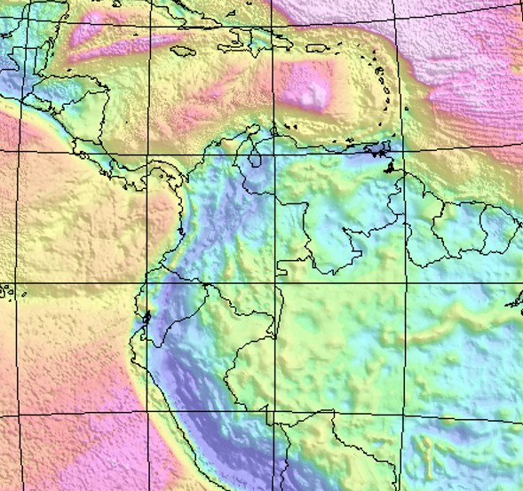 Gravimetry Inversions – New Regional and Sub-Regional Products for the Caribbean and Northern South America.
