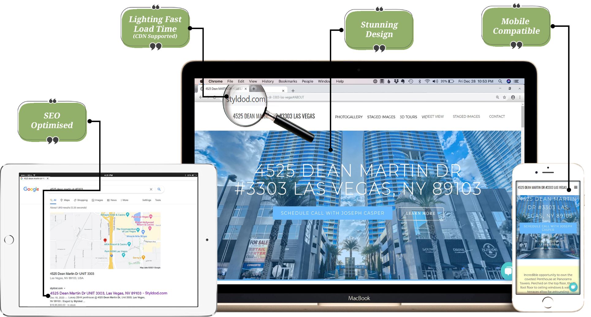 Single property website