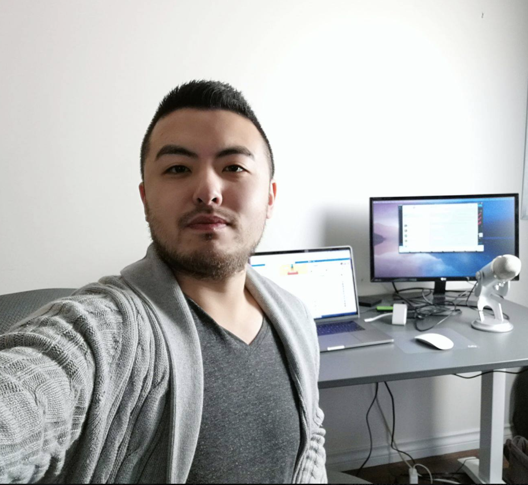 Sellfie image of Tom Wang in 2017