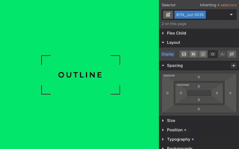 Button size adjustment tutorial