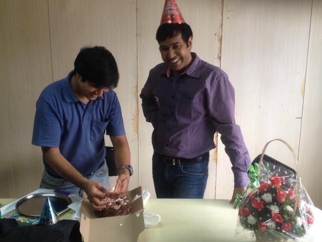 My smile says it all :) - A snap from my 2012 birthday