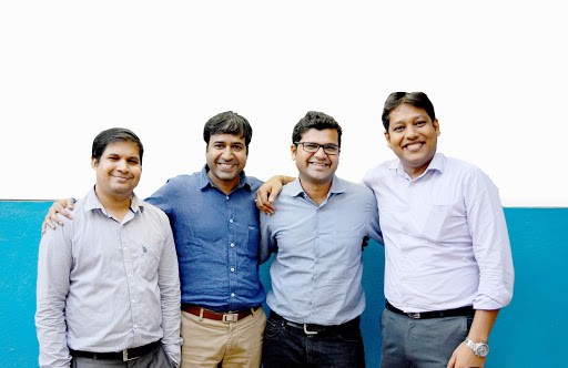 The four of us - Abhishek, I, Kushal and Sumit