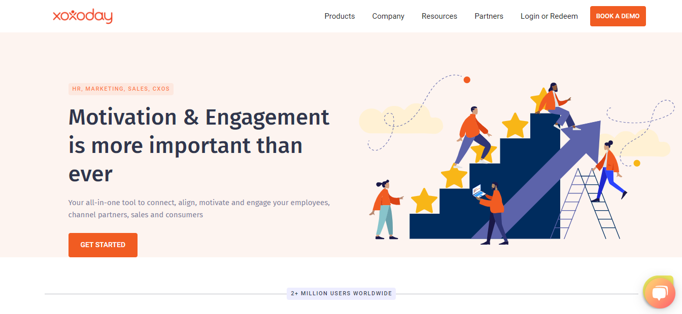 Our current home page