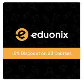 FLAT 15% OFF on all courses at Eduonix with Xoxoday Plum>>