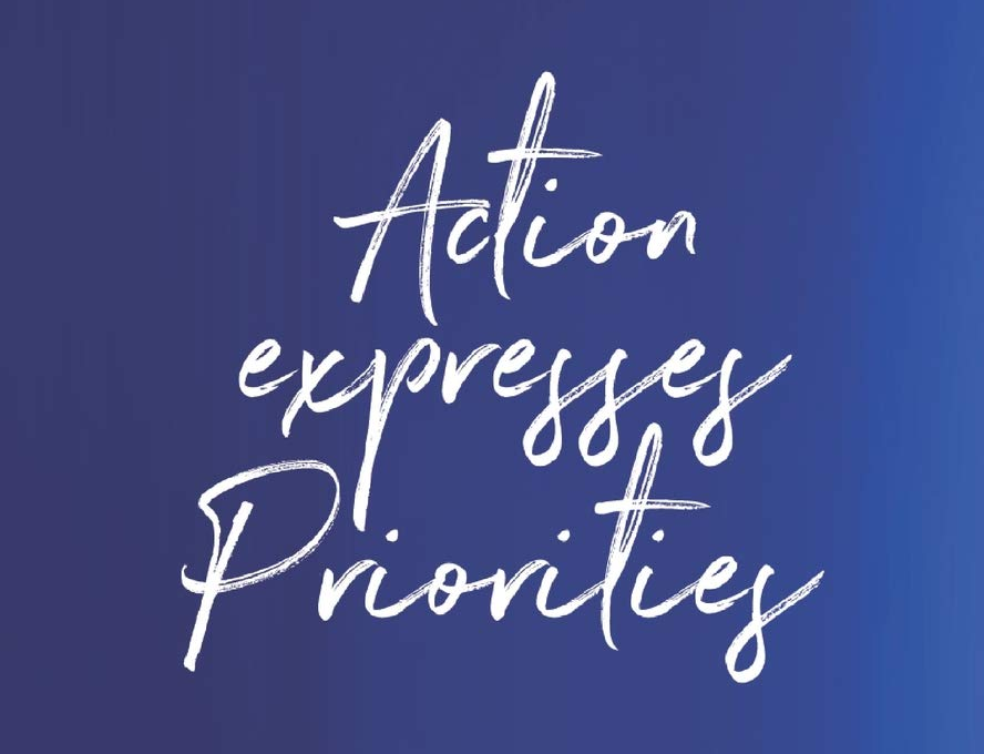 Action Expresses priorities