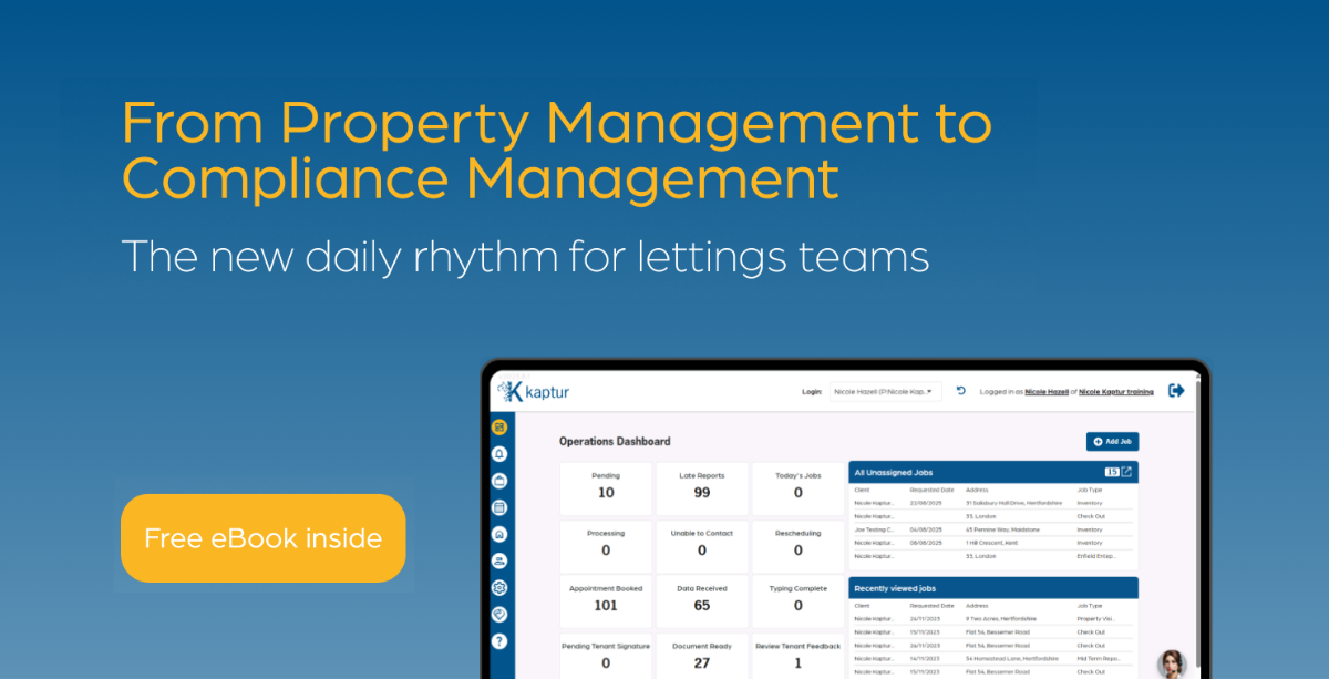 Compliance management: the new daily rhythm for lettings teams