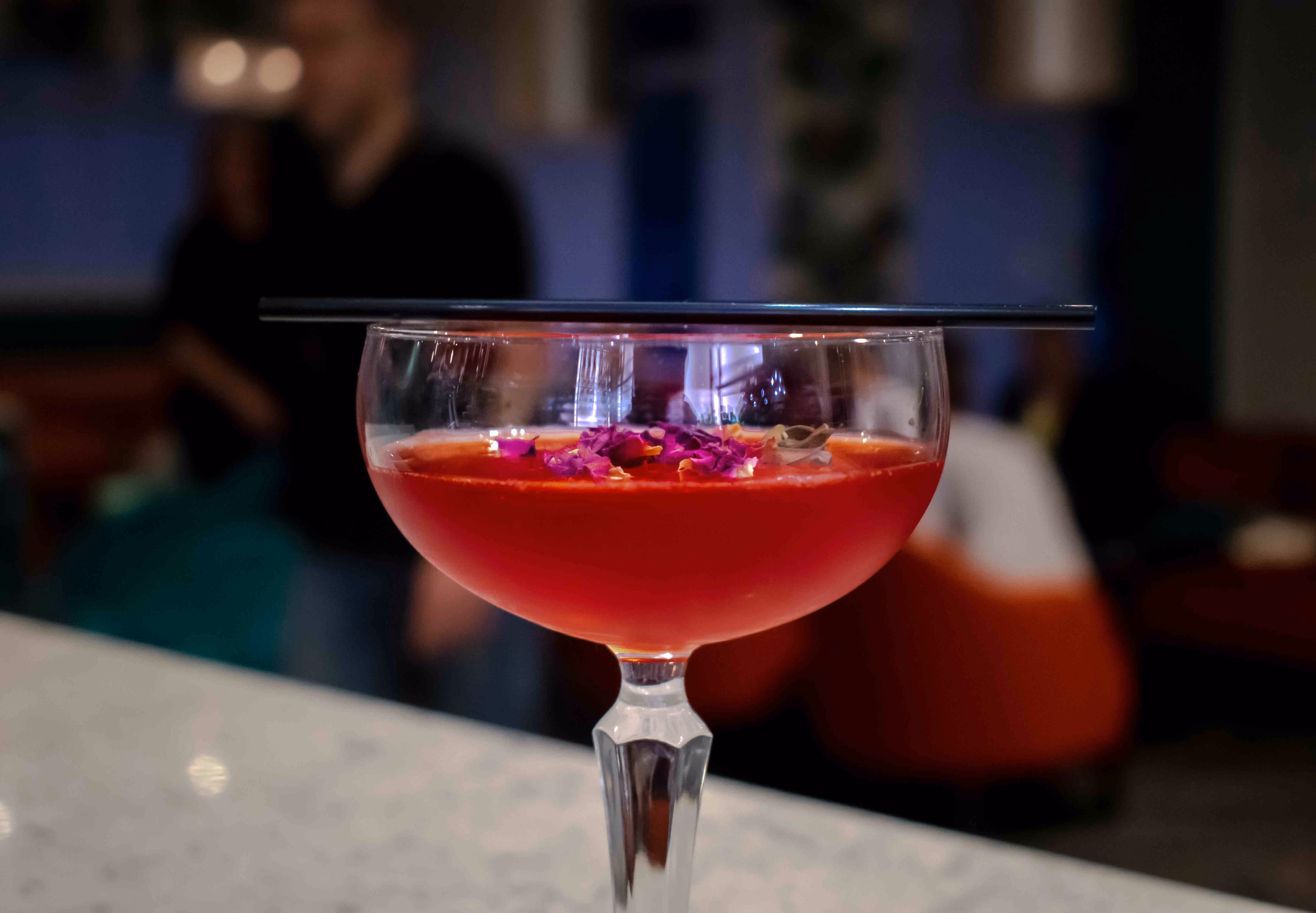Enjoy a handcrafted or classic cocktail in our Bubble Lounge