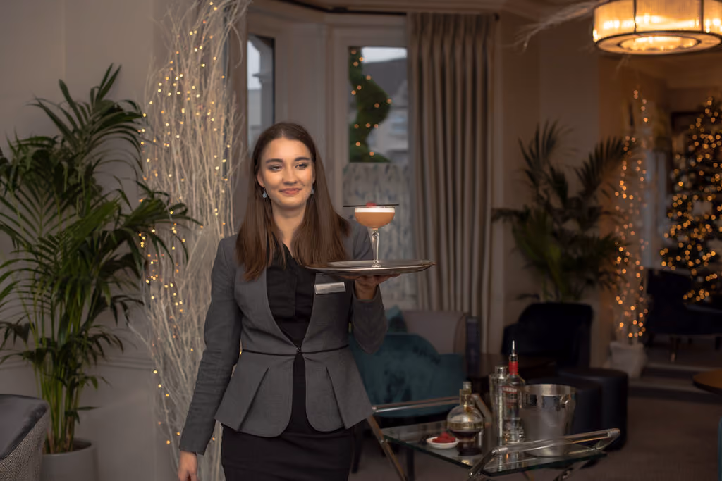 Offering table service for a relaxed experience