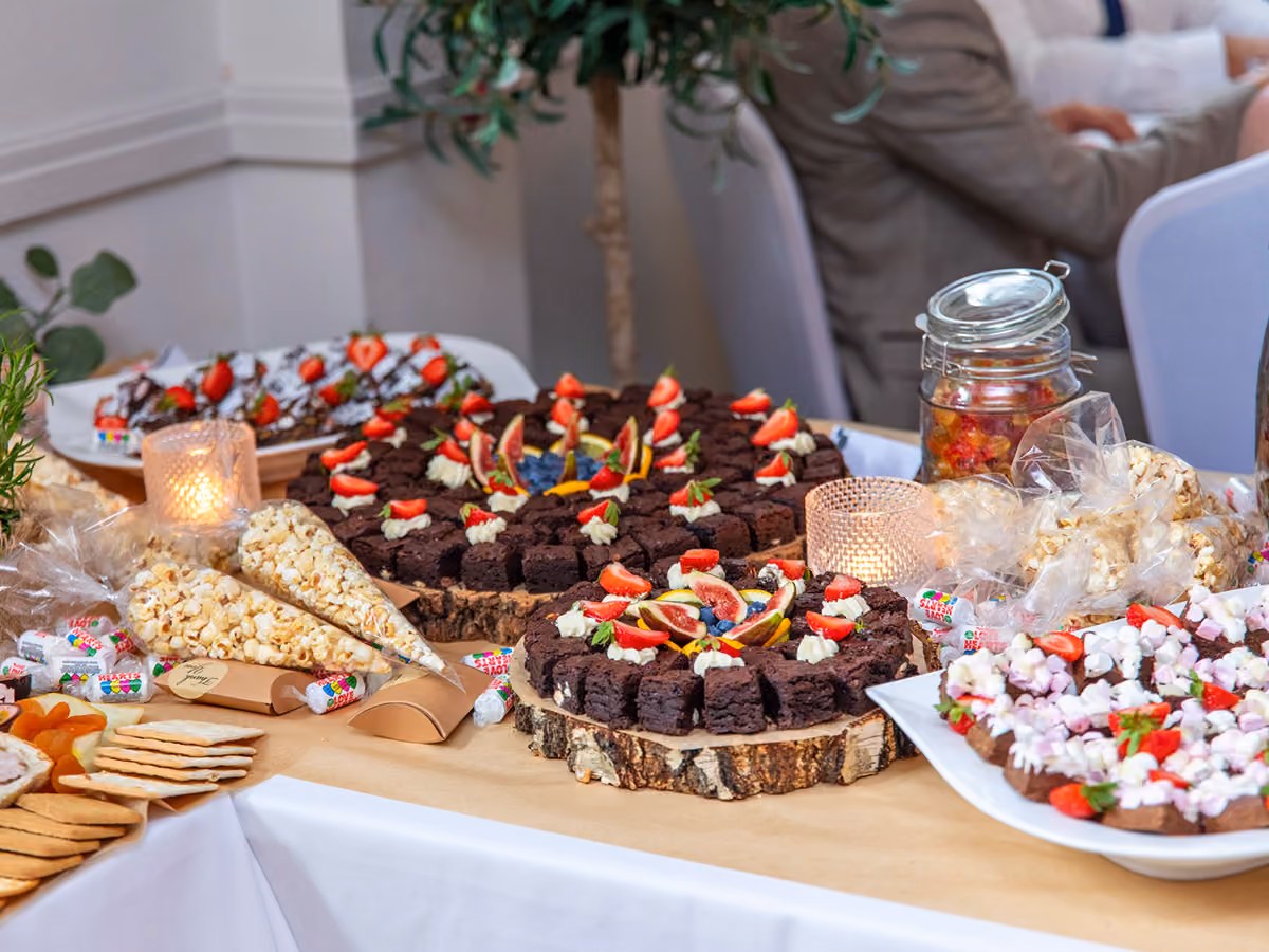 Tasty wedding treats, hand-made by the Collingwood chefs.