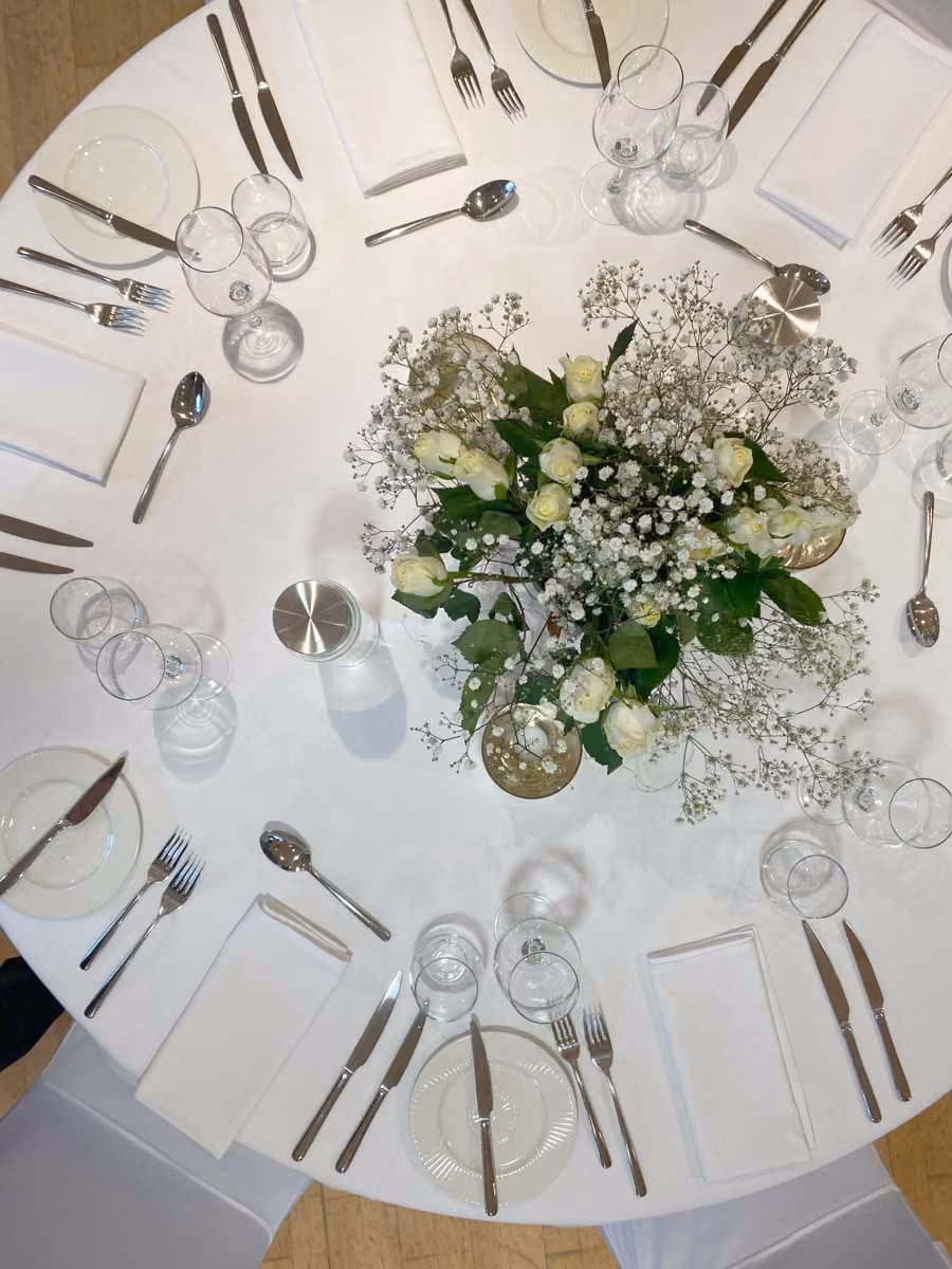 Every detail is double checked for the Collingwoods's important guests.