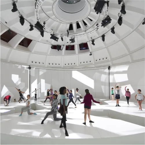 Acoustical Plaster in the Faena Forum in Miami, FL