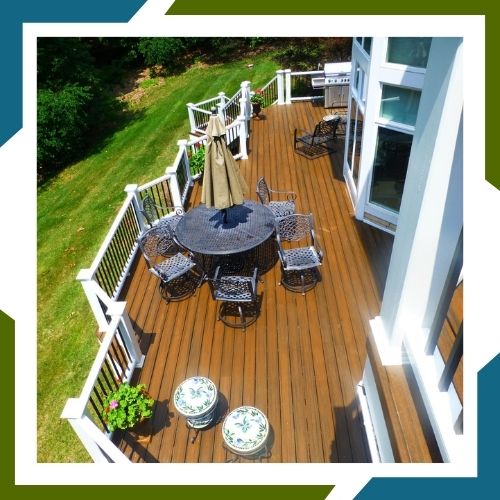 deck project built by Woodscape Construction