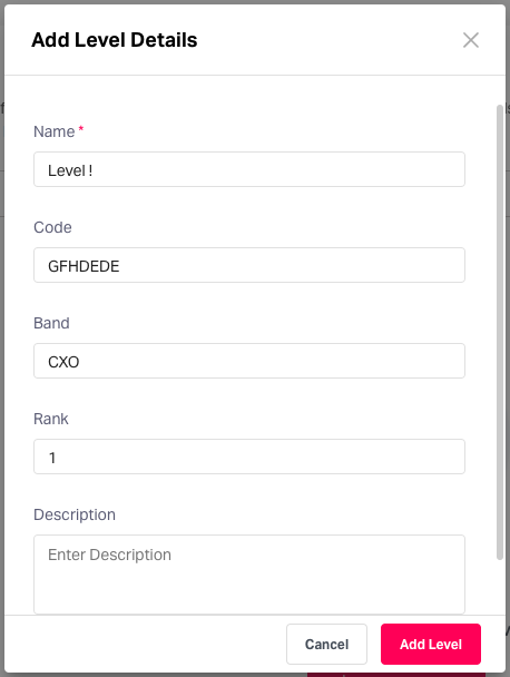 Adding employee levels in Fyle 