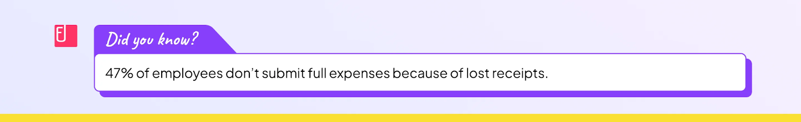 No centralized way to store/track receipts