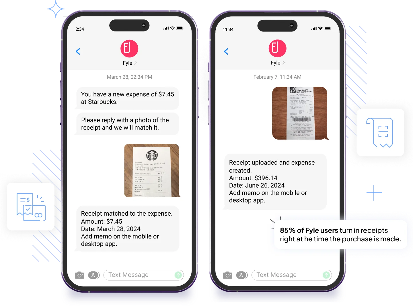 Real-time credit card feeds