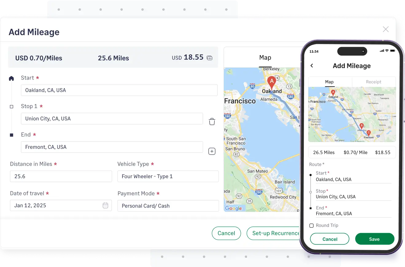 Fyle’s mileage tracker app is the best app for tracking mileage 