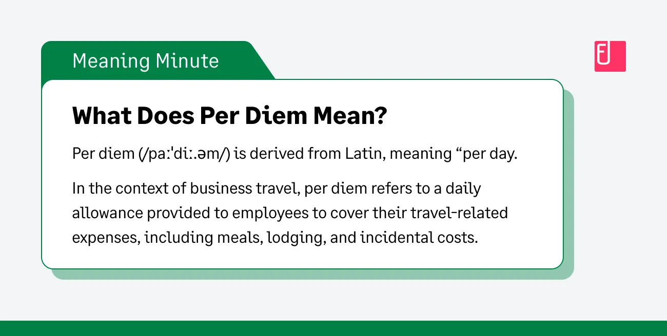 What is Per Diem?