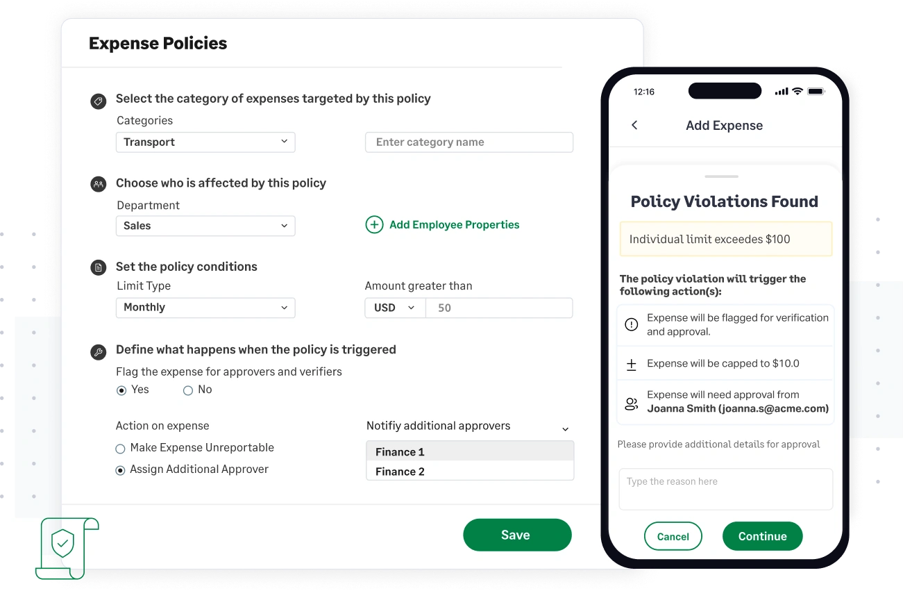 Real-time Compliance Checks