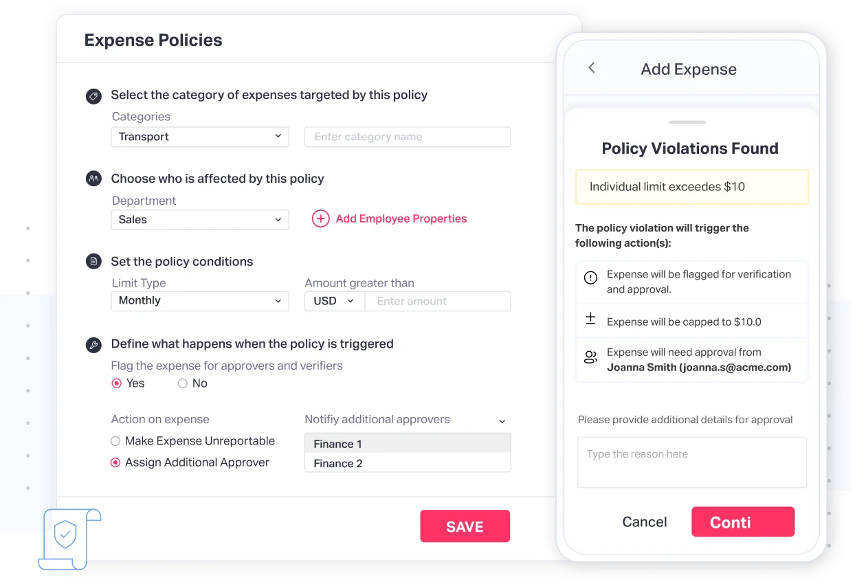 How Sage Expense Management automates travel expense policy compliance