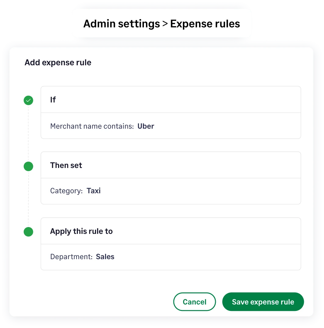 How Fyle's merchant-based expense rules automate expense coding