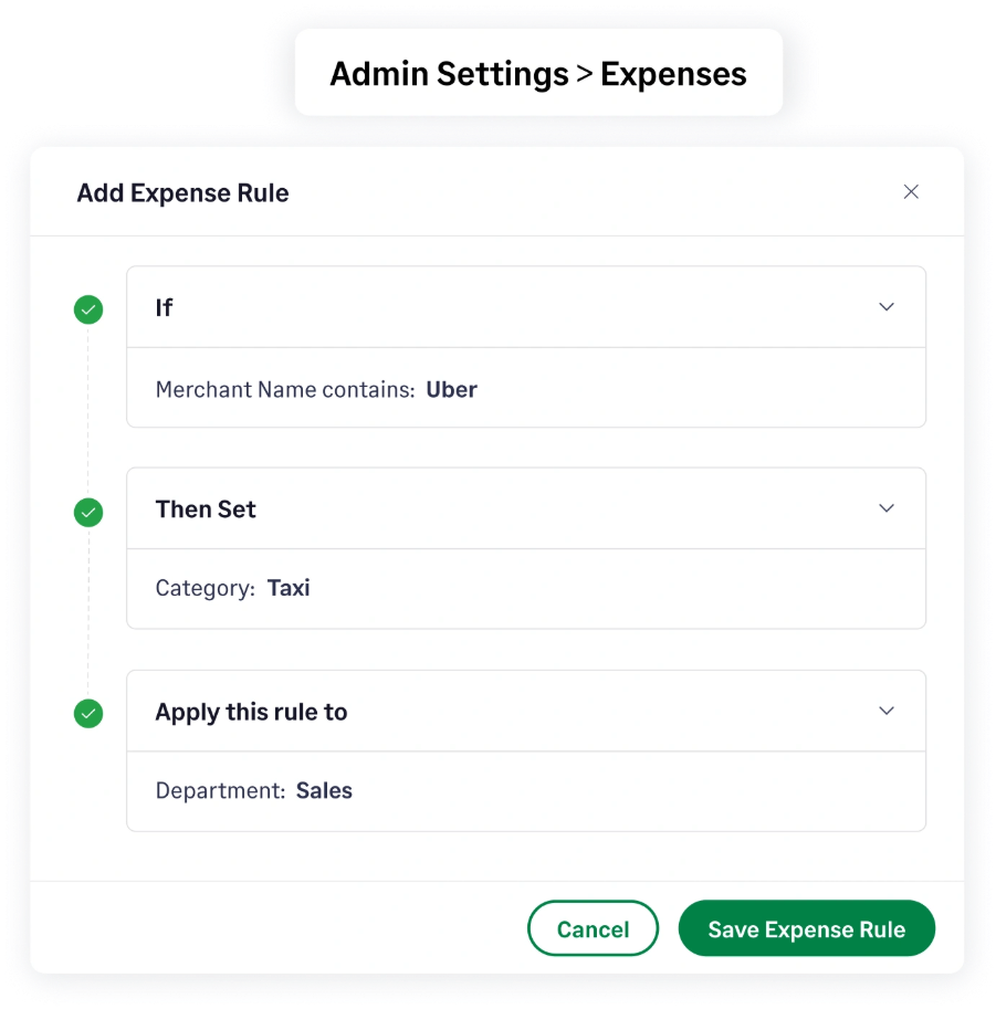 How Fyle's merchant-based expense rules automate expense coding