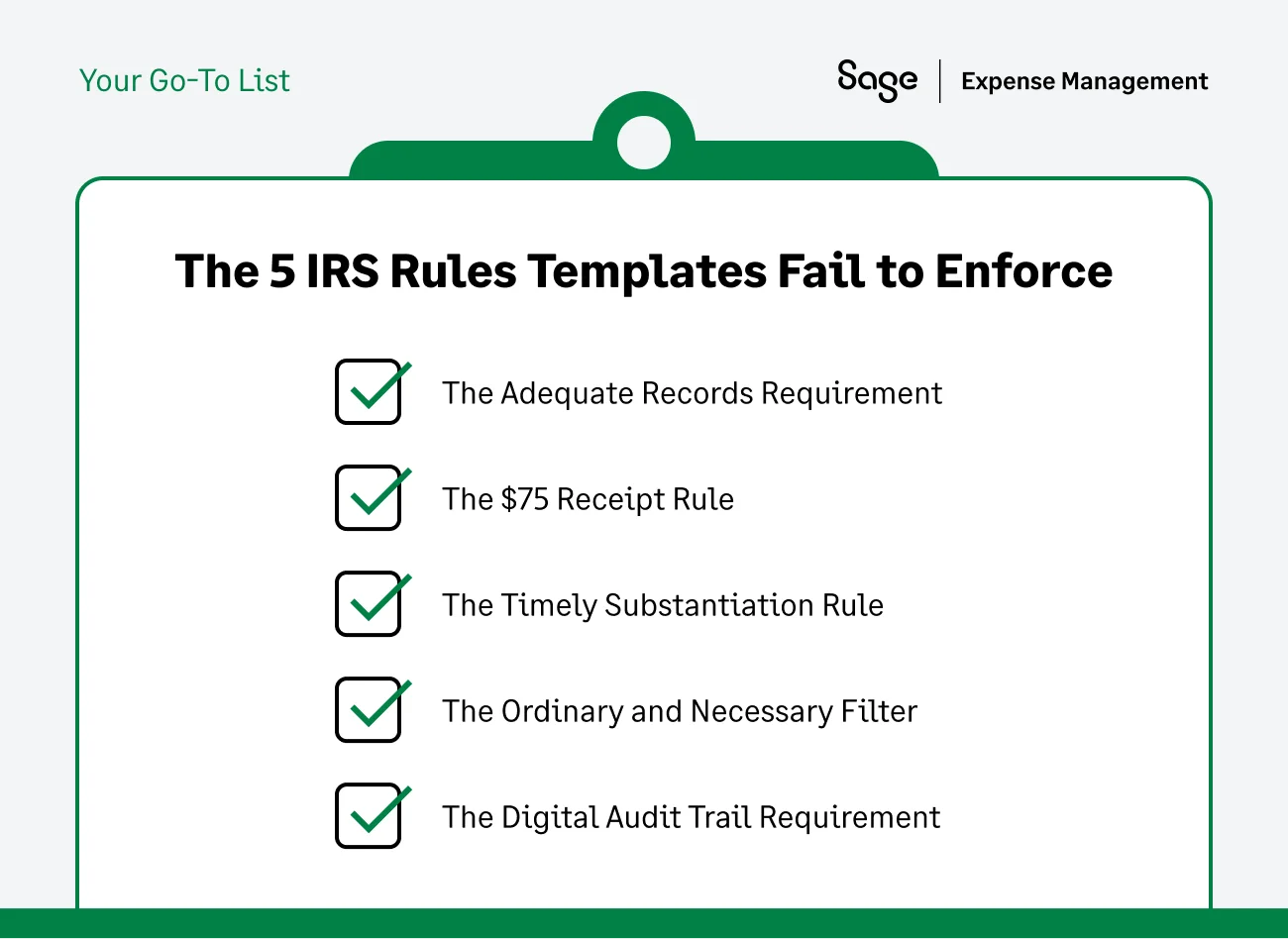 5 IRS Rules Your Expense Report Template Can’t Enforce