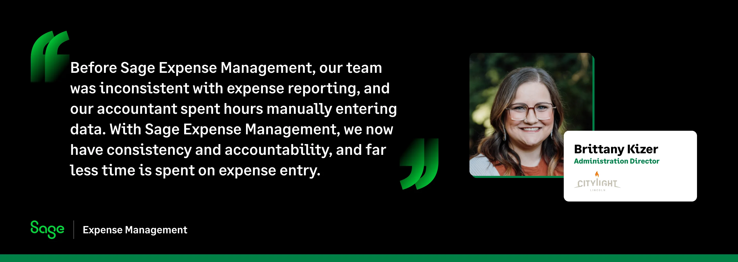 How Citylight Lincoln Church describes Sage Expense Management