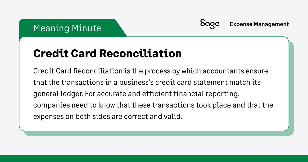 What Is Credit Card Reconciliation?  