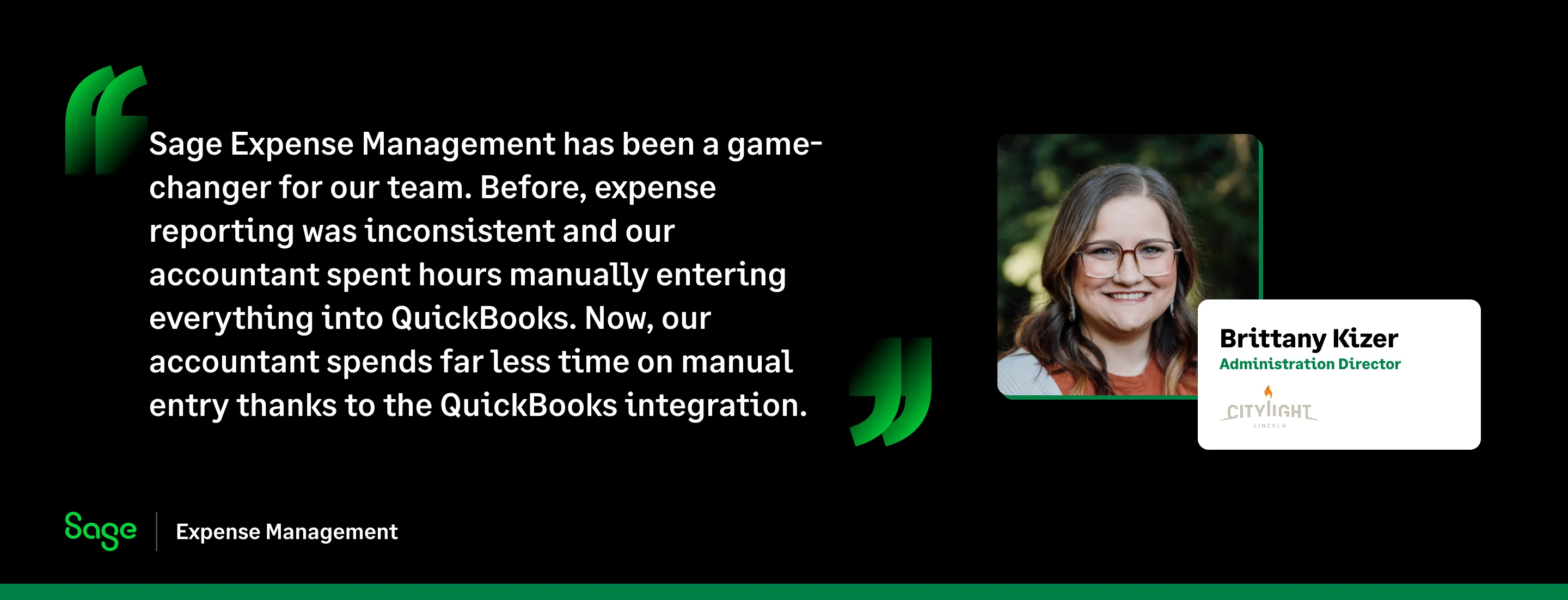 How Citylight Lincoln Church describes Sage Expense Management