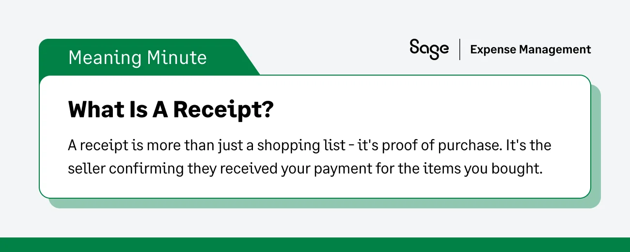 What Is an Expense Receipt?