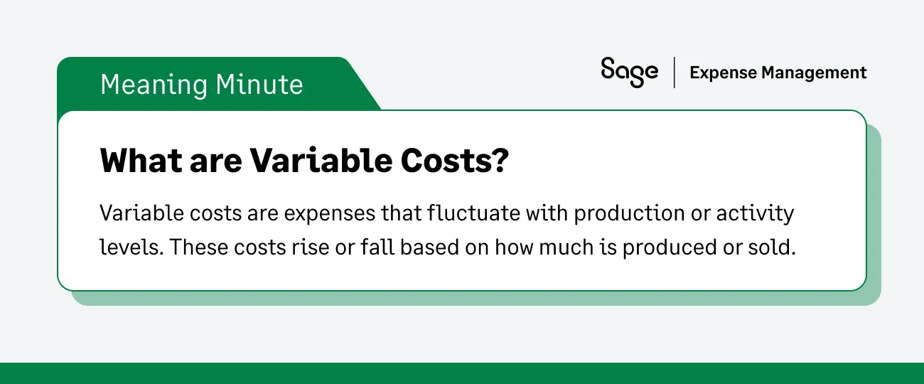 What are Variable Costs?