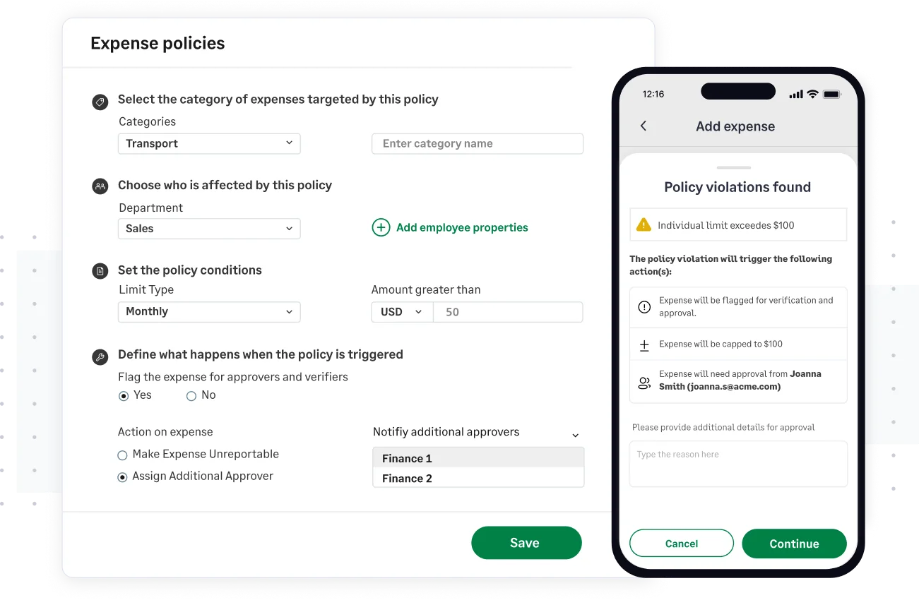 How Sage expense management automates expense compliance