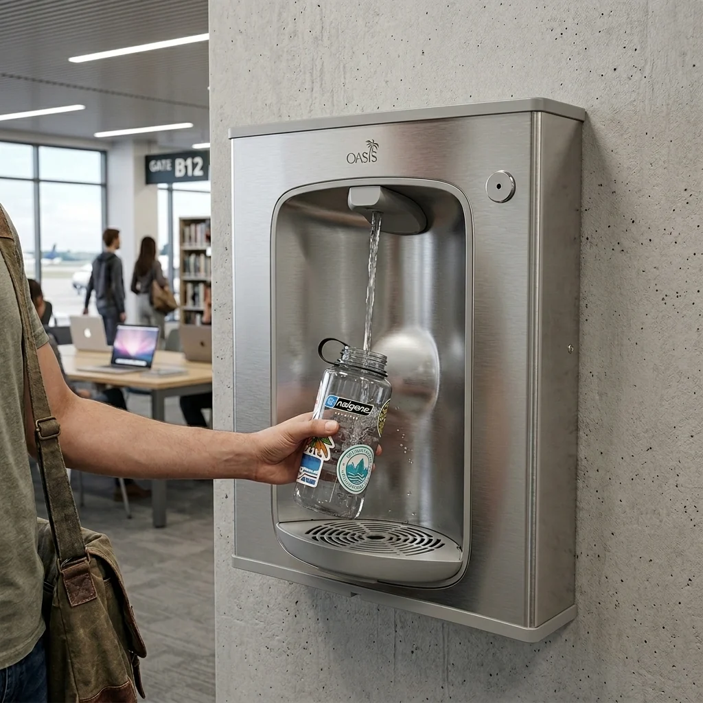Oasis water refill stations