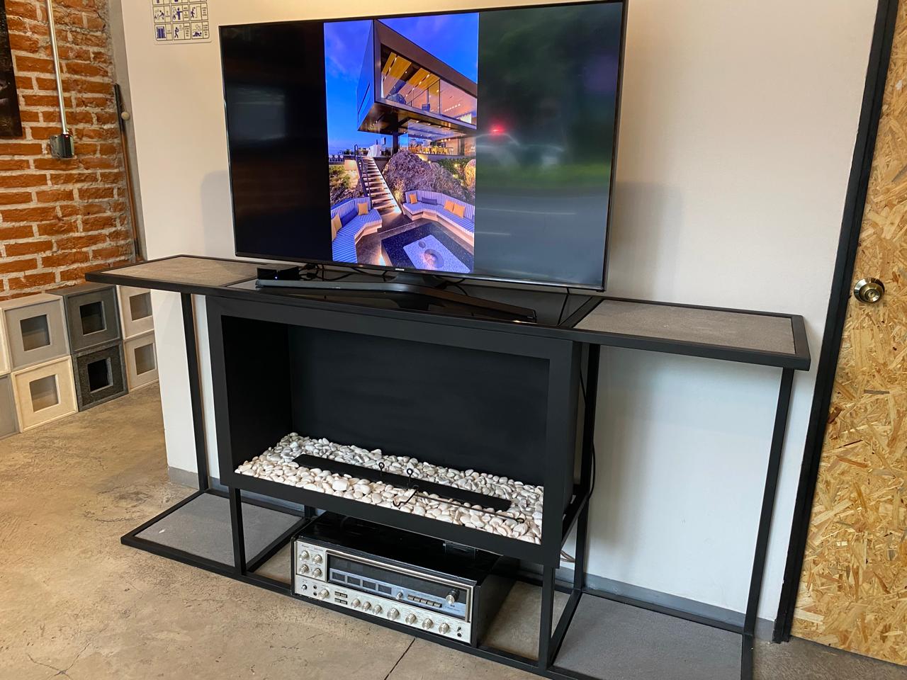 Increíble Mueble con Chimenea