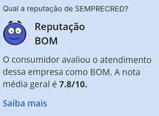 printscreen do site reclame aqui