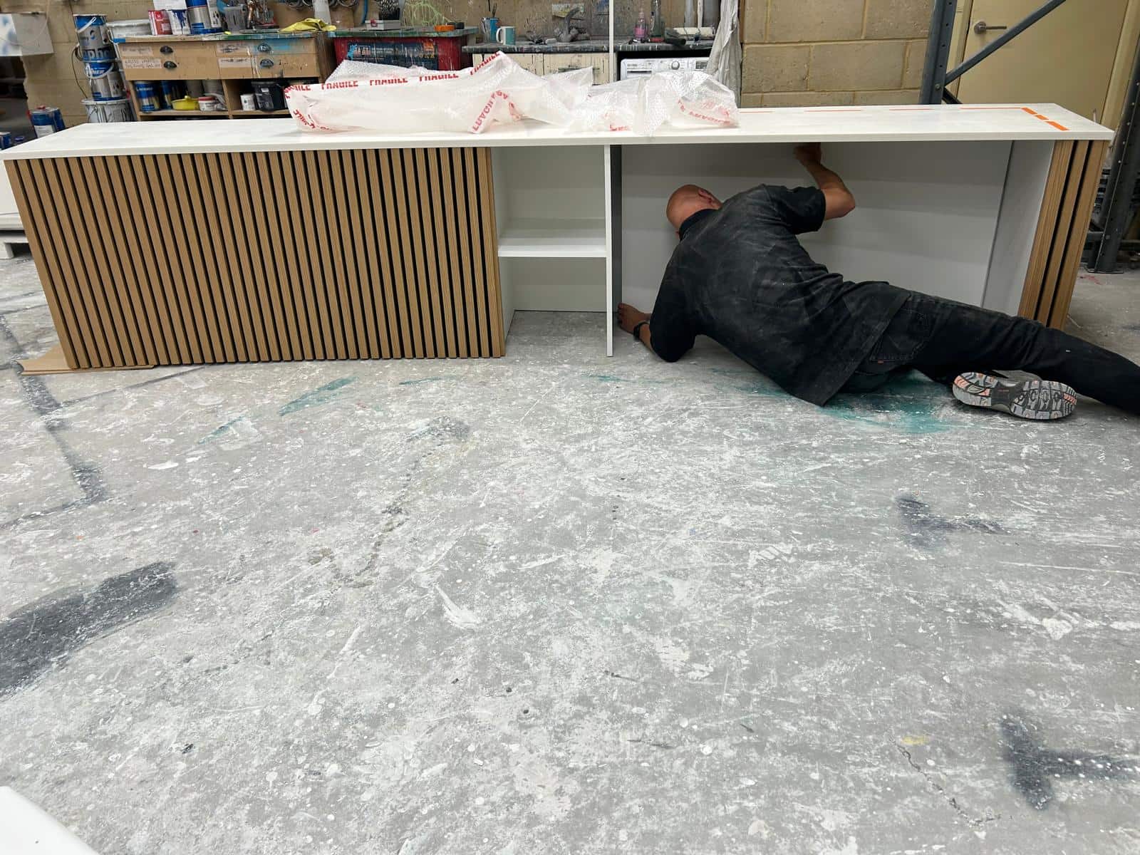 working on build of dekk