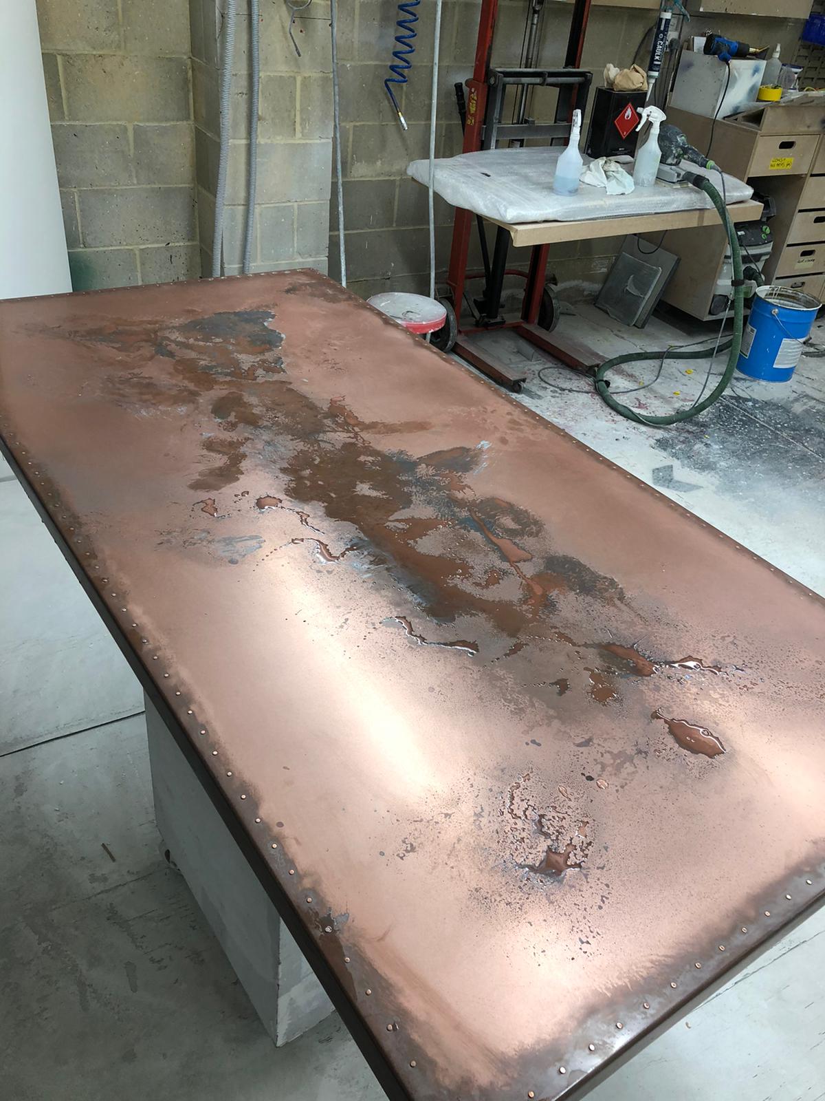 image of metal plinth