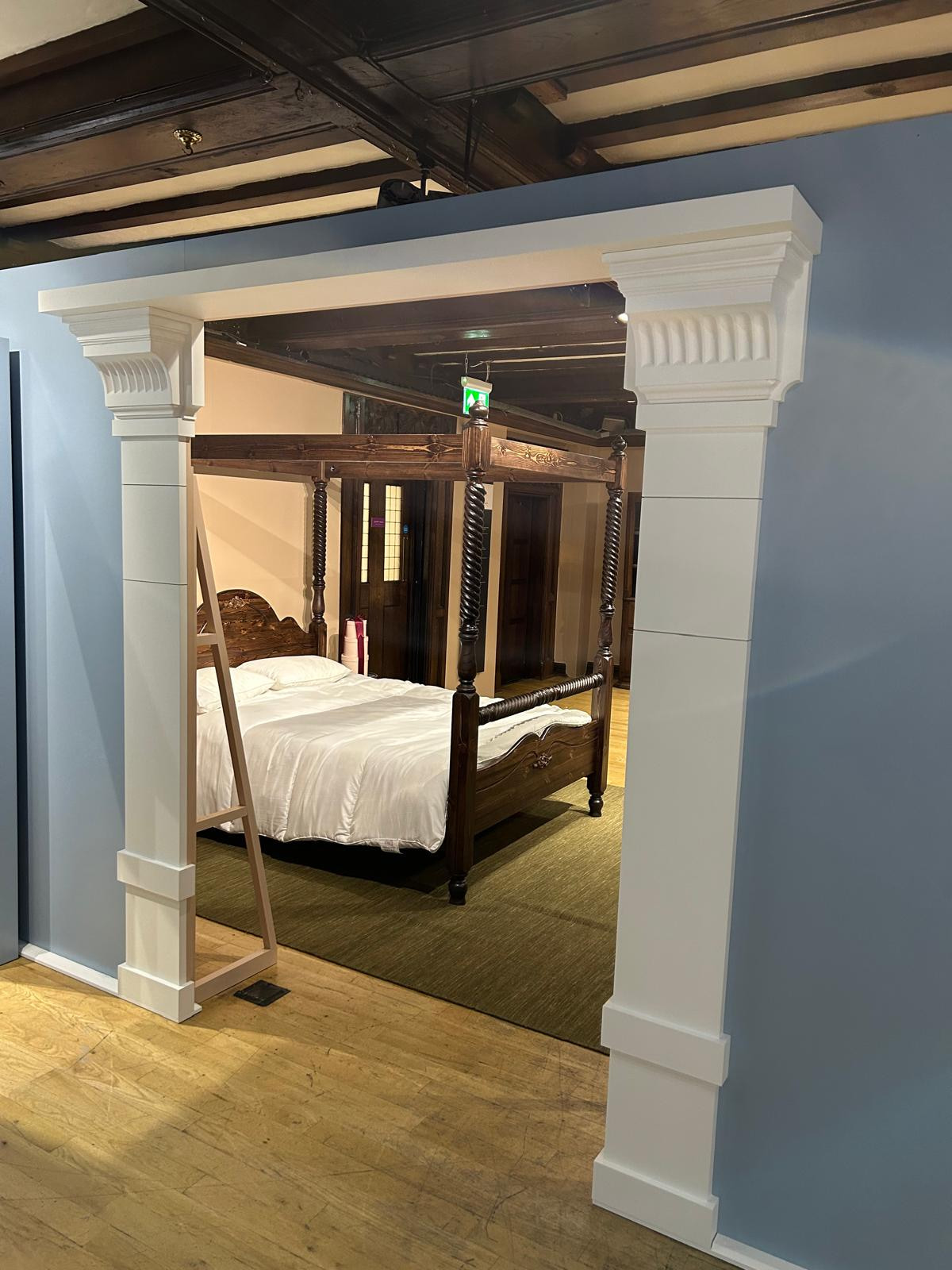 Image of custom Bridgerton Display in Liberty's London 7