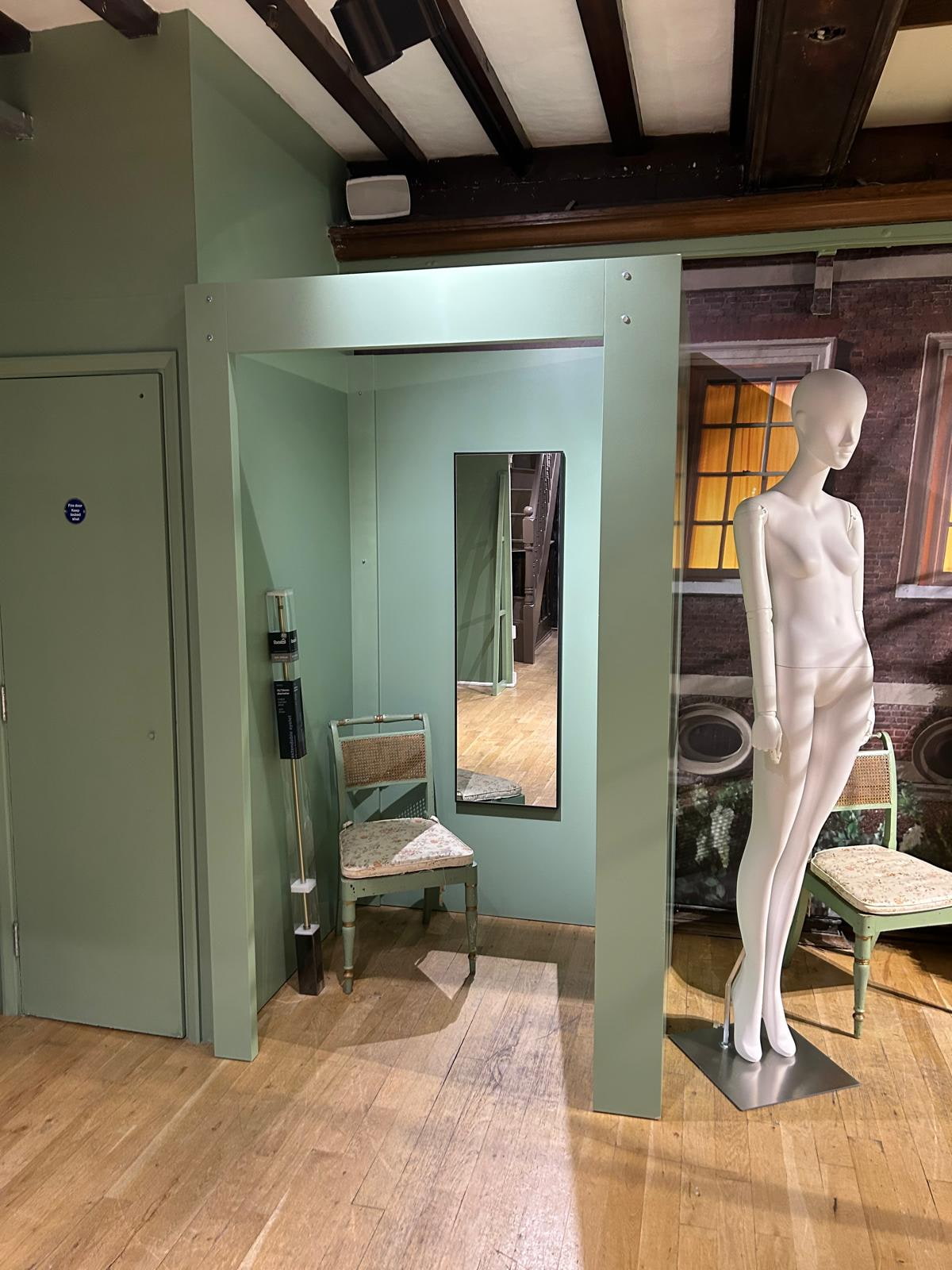 Image of custom Bridgerton Display in Liberty's London 12