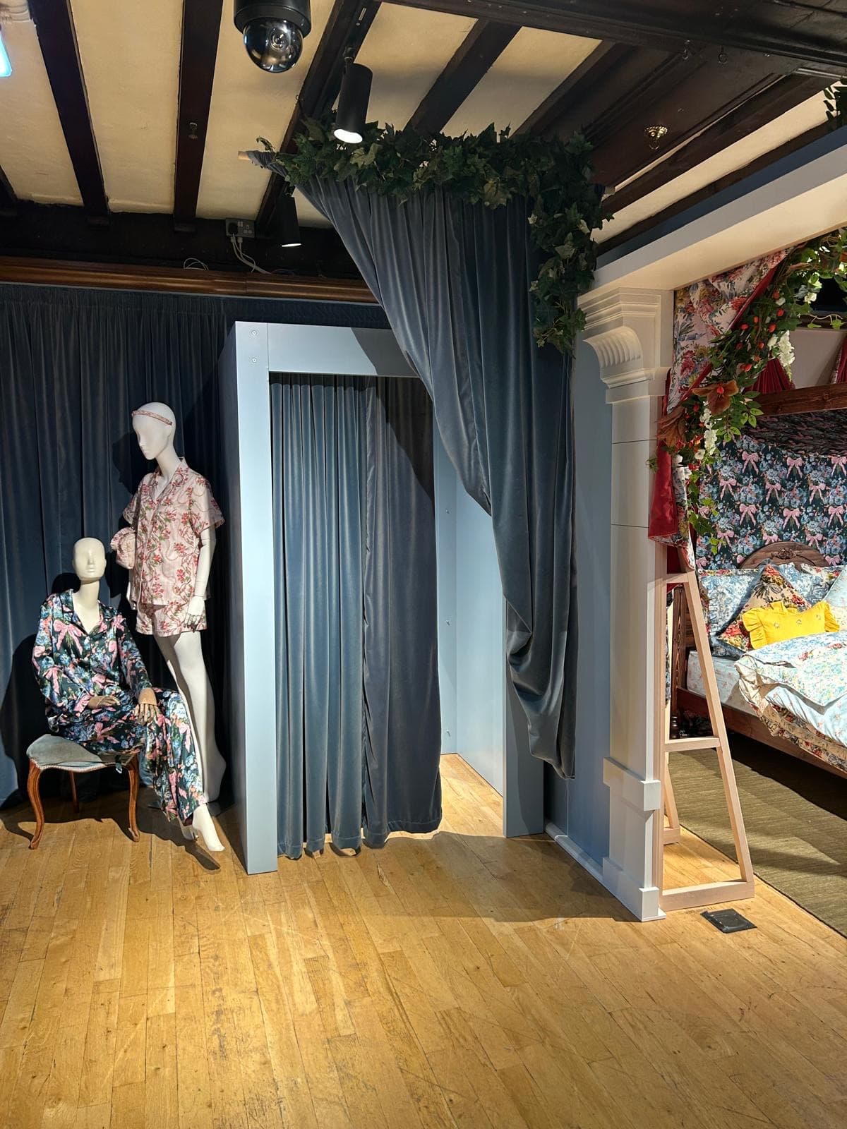 Image of custom Bridgerton Display in Liberty's London 5