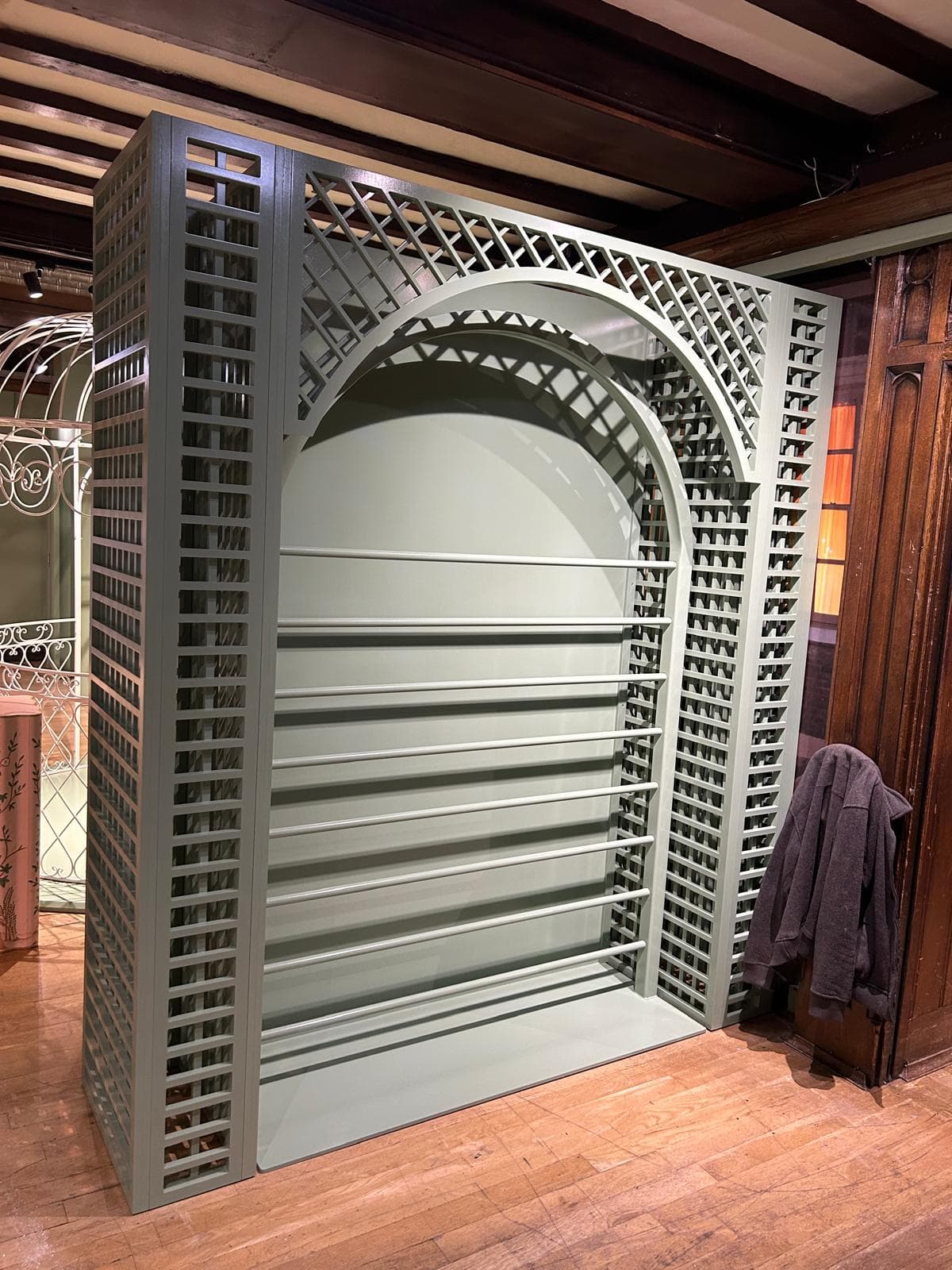 Image of custom Bridgerton Display in Liberty's London 14