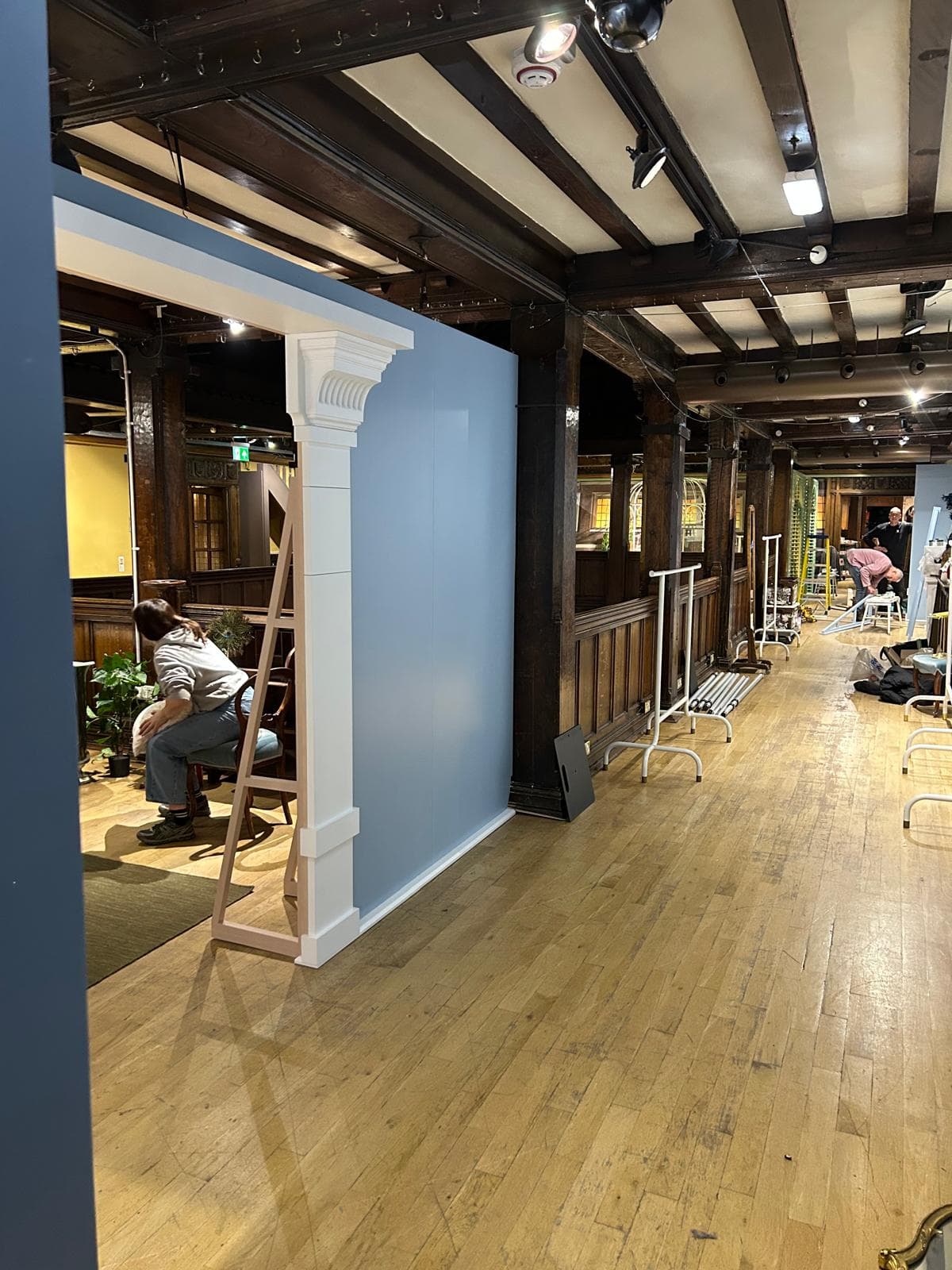 Image of custom Bridgerton Display in Liberty's London 8