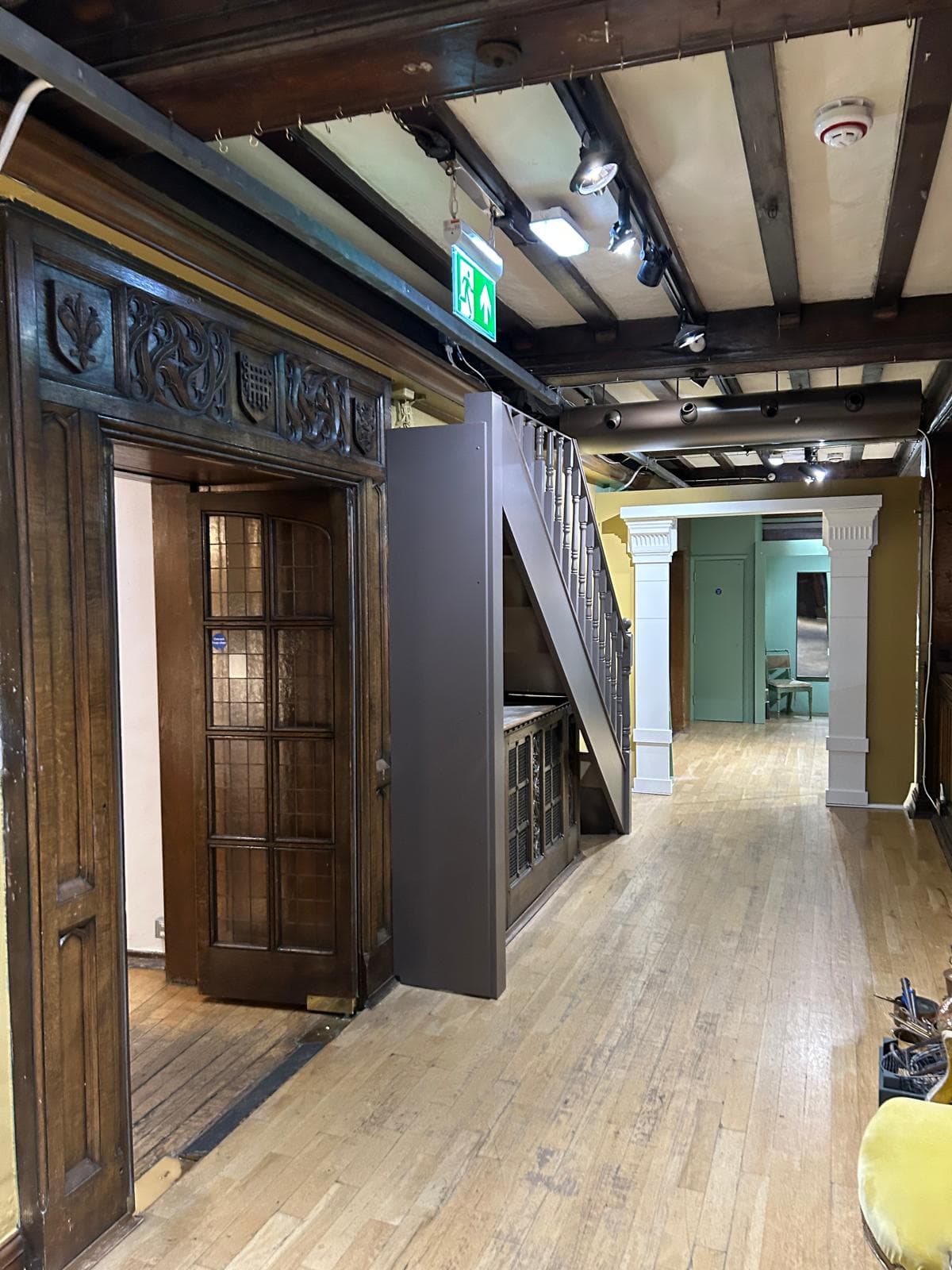 Image of custom Bridgerton Staircase in Liberty's London 1